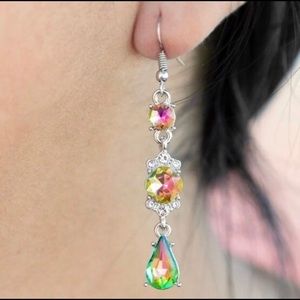 Iridescent earrings